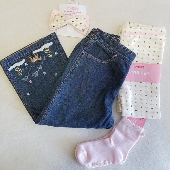 Gymboree Park City Luxe lined Jean's + accessories - Picture 10 of 16